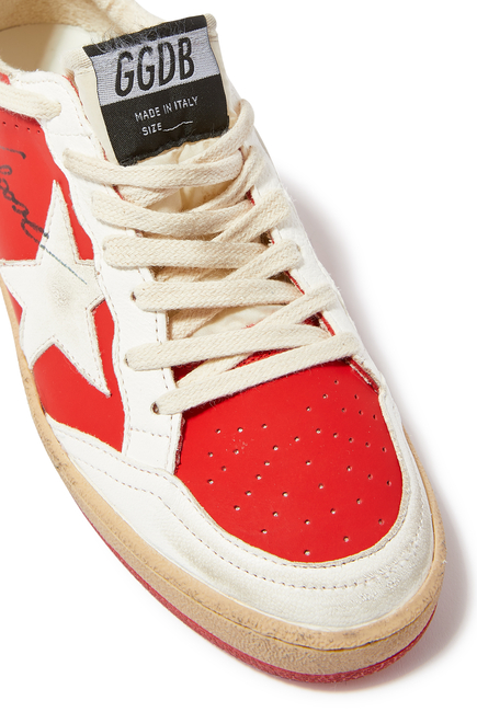 Ball Star Signature Leather Sneakers